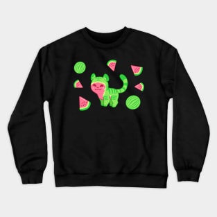 Watermelon Tiger Crewneck Sweatshirt